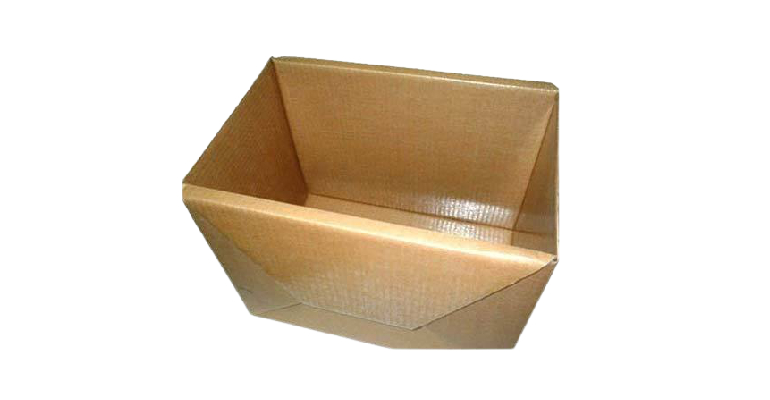 White duplex corrugated boxes